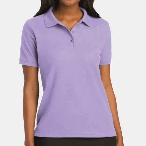 Port Authority Women's Silk Touch Polo - Port Authority Women's Silk Touch Polo - Image 6 of 37