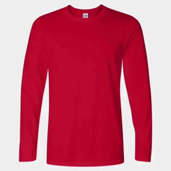 Gildan Soft Style Long Sleeve T-Shirt - Gildan Soft Style Long Sleeve T-Shirt - Image 5 of 10