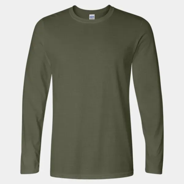 Gildan Soft Style Long Sleeve T-Shirt - Gildan Soft Style Long Sleeve T-Shirt - Image 6 of 10