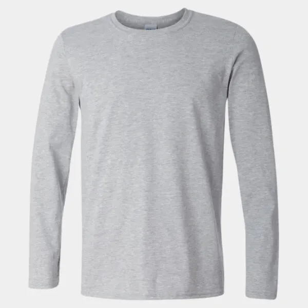 Gildan Soft Style Long Sleeve T-Shirt - Gildan Soft Style Long Sleeve T-Shirt - Image 9 of 10