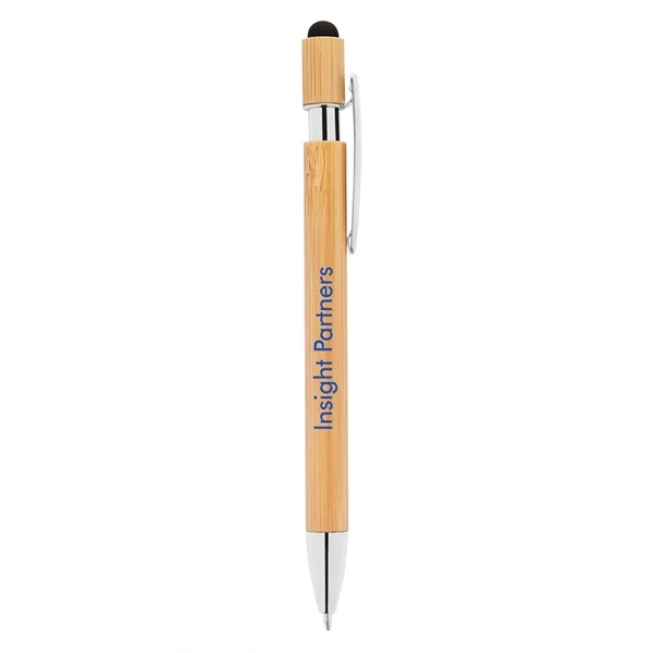 Bamboo Retractable Stylus Pen - Bamboo Retractable Stylus Pen - Image 0 of 2