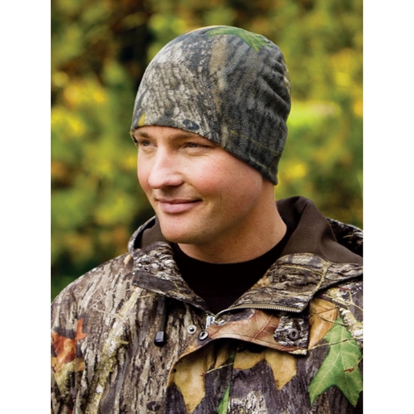 Port Authority Mossy Oak Fleece Beanie - Dark/All - Port Authority Mossy Oak Fleece Beanie - Dark/All - Image 0 of 4