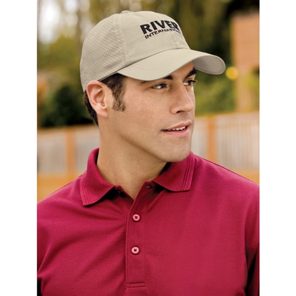 Port Authority Perforated Cap - Dark/All - Port Authority Perforated Cap - Dark/All - Image 0 of 6