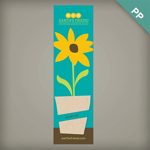 Double-Sided Large Eco Bookmark with Slot - Double-Sided Large Eco Bookmark with Slot - Image 2 of 15