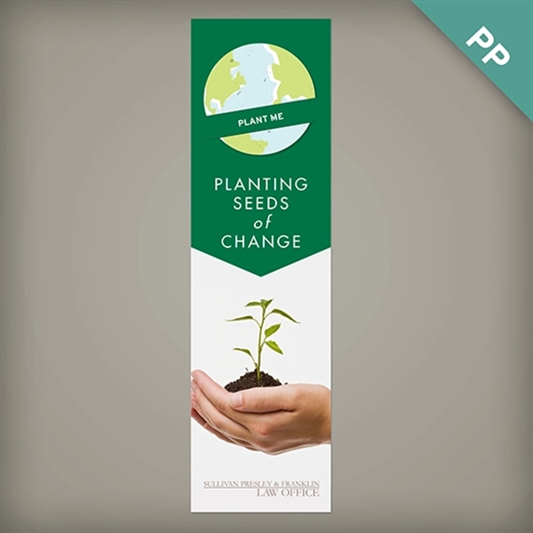 Double-Sided Large Eco Bookmark with Slot - Double-Sided Large Eco Bookmark with Slot - Image 6 of 15