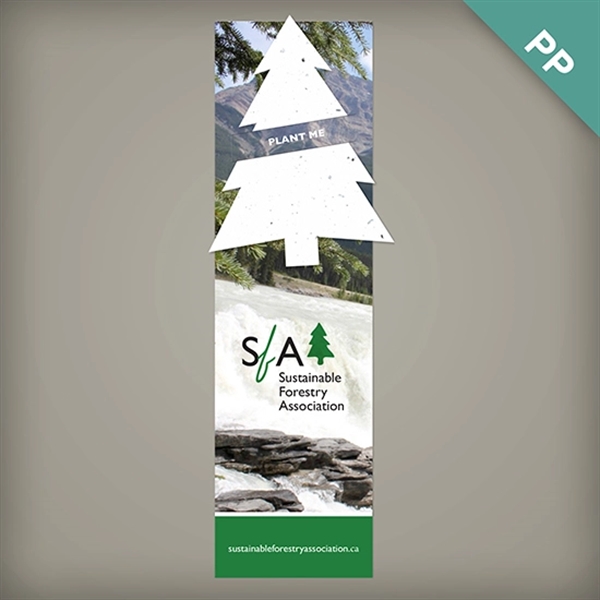 Double-Sided Large Eco Bookmark with Slot - Double-Sided Large Eco Bookmark with Slot - Image 7 of 15