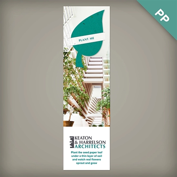 Double-Sided Large Eco Bookmark with Slot - Double-Sided Large Eco Bookmark with Slot - Image 9 of 15
