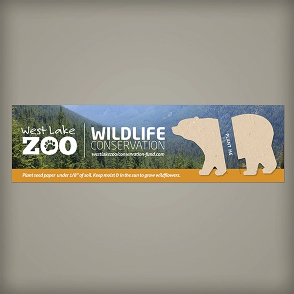 Double-Sided Large Eco Bookmark with Slot - Double-Sided Large Eco Bookmark with Slot - Image 12 of 15