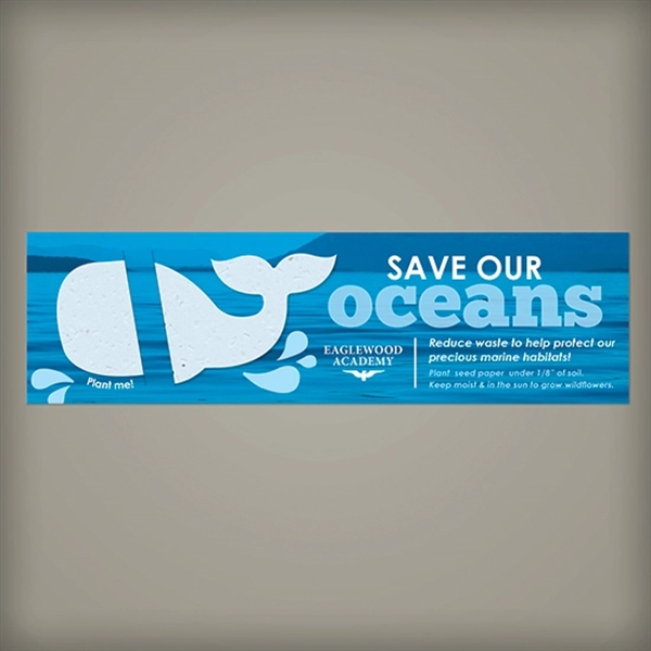 Double-Sided Large Eco Bookmark with Slot - Double-Sided Large Eco Bookmark with Slot - Image 13 of 15