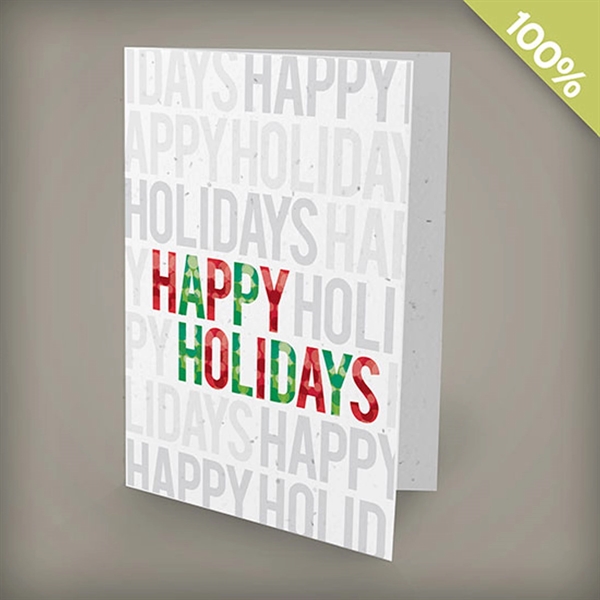 Happy Holidays Plantable Christmas Cards - Happy Holidays Plantable Christmas Cards - Image 0 of 0