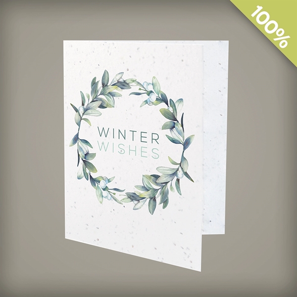 Winterberry Wreath Business Holiday Cards - Winterberry Wreath Business Holiday Cards - Image 0 of 1