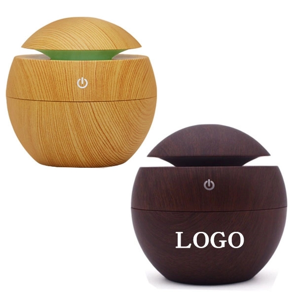 USB Wood Grain LED Lights Air Humidifier - USB Wood Grain LED Lights Air Humidifier - Image 0 of 5