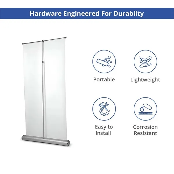 High Quality Retractable Banner Stand (33" x 81") - High Quality Retractable Banner Stand (33" x 81") - Image 3 of 7