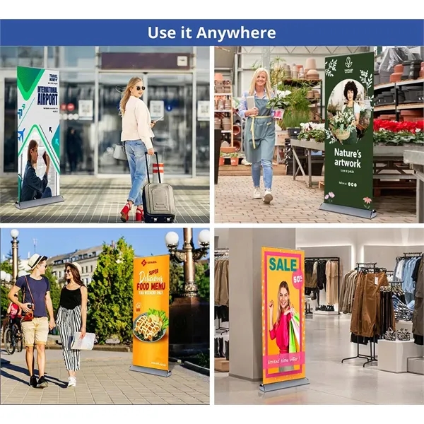 High Quality Retractable Banner Stand (33" x 81") - High Quality Retractable Banner Stand (33" x 81") - Image 6 of 7