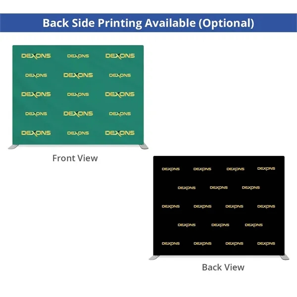 Step and Repeat Straight Pillow Case Backdrop (10ft x 8ft) - Step and Repeat Straight Pillow Case Backdrop (10ft x 8ft) - Image 10 of 12