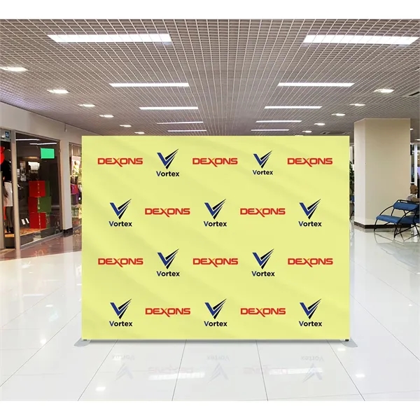 Step and Repeat Straight Pillow Case Backdrop (10ft x 8ft) - Step and Repeat Straight Pillow Case Backdrop (10ft x 8ft) - Image 1 of 13