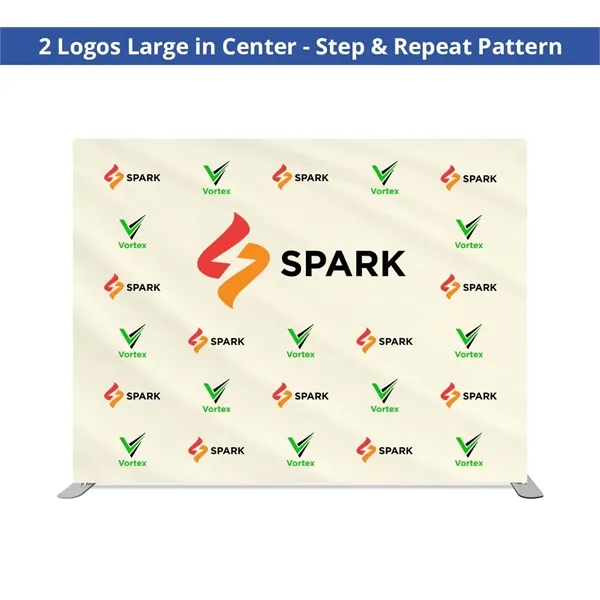 Step and Repeat Straight Pillow Case Backdrop (10ft x 8ft) - Step and Repeat Straight Pillow Case Backdrop (10ft x 8ft) - Image 6 of 13