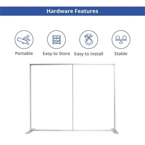 Step and Repeat Straight Pillow Case Backdrop (10ft x 8ft) - Step and Repeat Straight Pillow Case Backdrop (10ft x 8ft) - Image 9 of 13