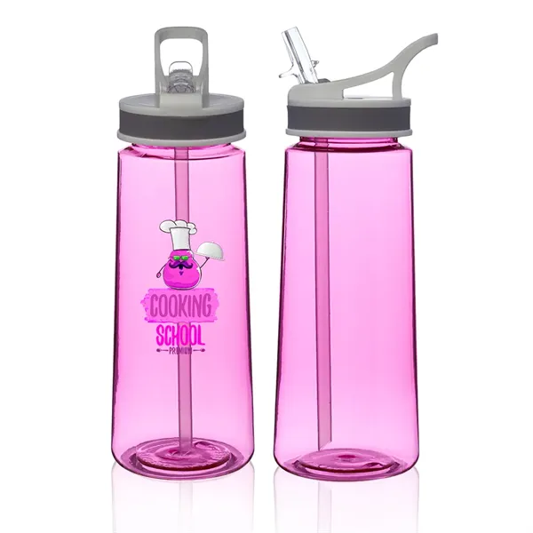 22 oz. Sports Water Bottles With Straw - 22 oz. Sports Water Bottles With Straw - Image 6 of 13
