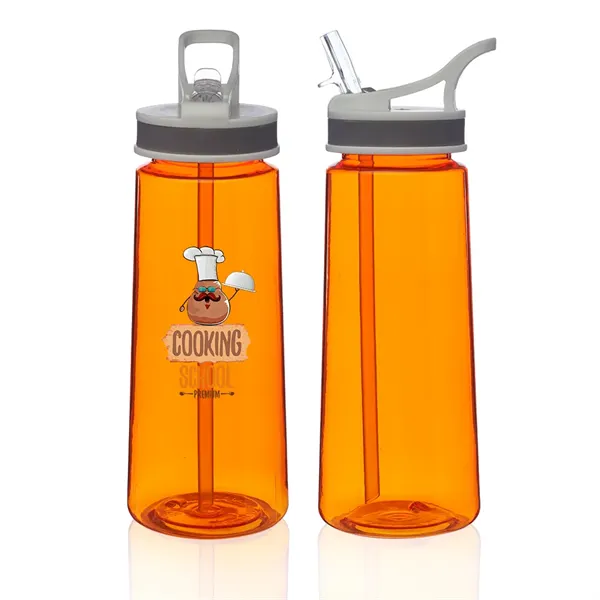 22 oz. Sports Water Bottles With Straw - 22 oz. Sports Water Bottles With Straw - Image 9 of 13