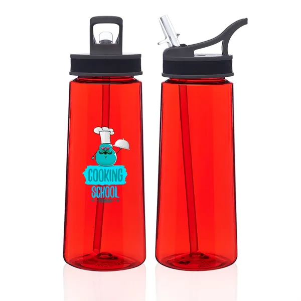 22 oz. Sports Water Bottles With Straw - 22 oz. Sports Water Bottles With Straw - Image 12 of 13