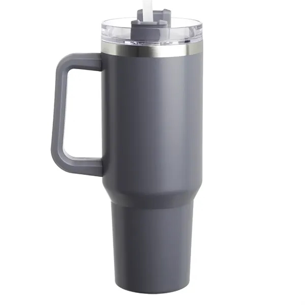 40 oz. Alps Stainless Steel Travel Mug with Handle - 40 oz. Alps Stainless Steel Travel Mug with Handle - Image 6 of 26