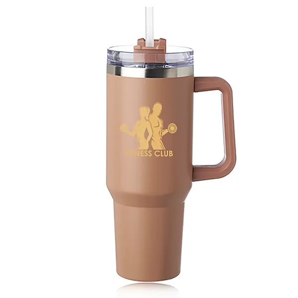 40 oz. Alps Stainless Steel Travel Mug with Handle - 40 oz. Alps Stainless Steel Travel Mug with Handle - Image 21 of 26