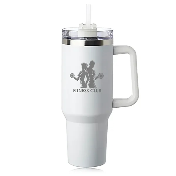 40 oz. Alps Stainless Steel Travel Mug with Handle - 40 oz. Alps Stainless Steel Travel Mug with Handle - Image 24 of 26