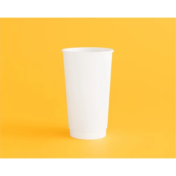 20 oz Double-Walled Branded Paper Cup - 20 oz Double-Walled Branded Paper Cup - Image 1 of 3