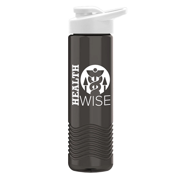 24oz Wave Bottle - Drink-Thru Lid - 24oz Wave Bottle - Drink-Thru Lid - Image 5 of 7