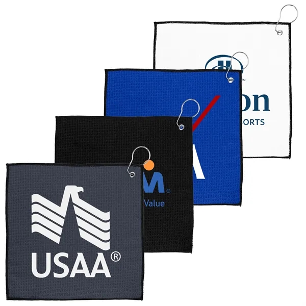 ProWaffle 12x12 rPET Golf Towel - ProWaffle 12x12 rPET Golf Towel - Image 0 of 16