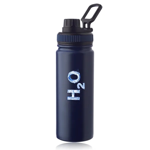 Houston 23 oz. Stainless Steel Water Bottle w/ Handle - Houston 23 oz. Stainless Steel Water Bottle w/ Handle - Image 2 of 3