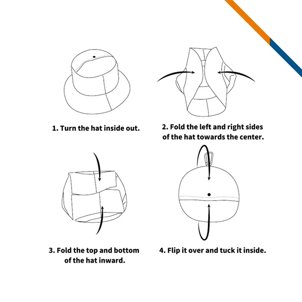 Lulu Foldable Bucket Hat with String - Lulu Foldable Bucket Hat with String - Image 1 of 8