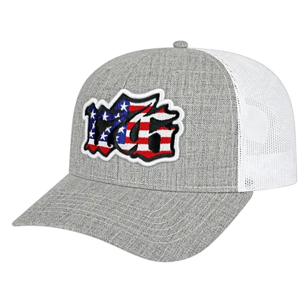 Blended Wool Acrylic Trucker Cap