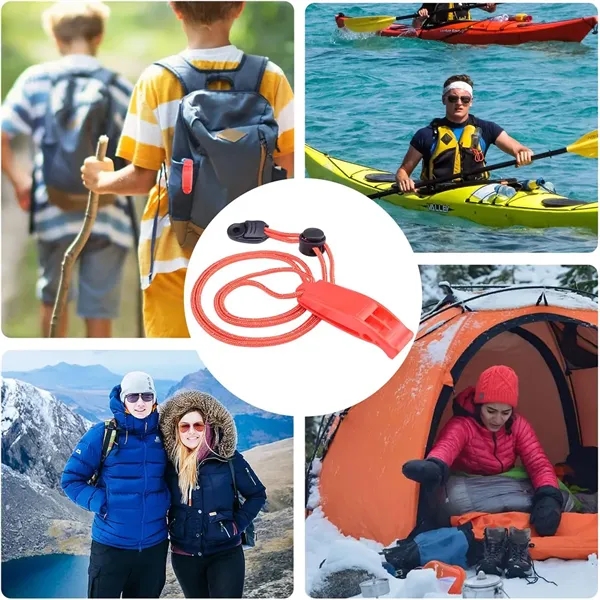 Emergency Whistles with Lanyard Safety Whistle - Emergency Whistles with Lanyard Safety Whistle - Image 2 of 6