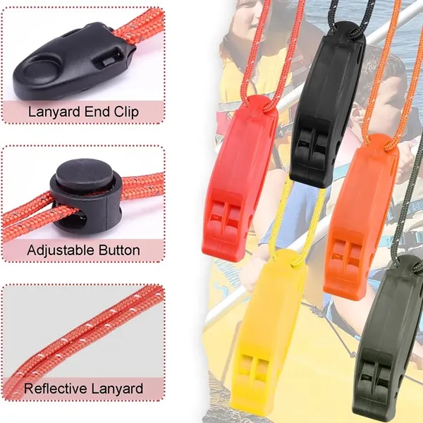 Emergency Whistles with Lanyard Safety Whistle - Emergency Whistles with Lanyard Safety Whistle - Image 4 of 6