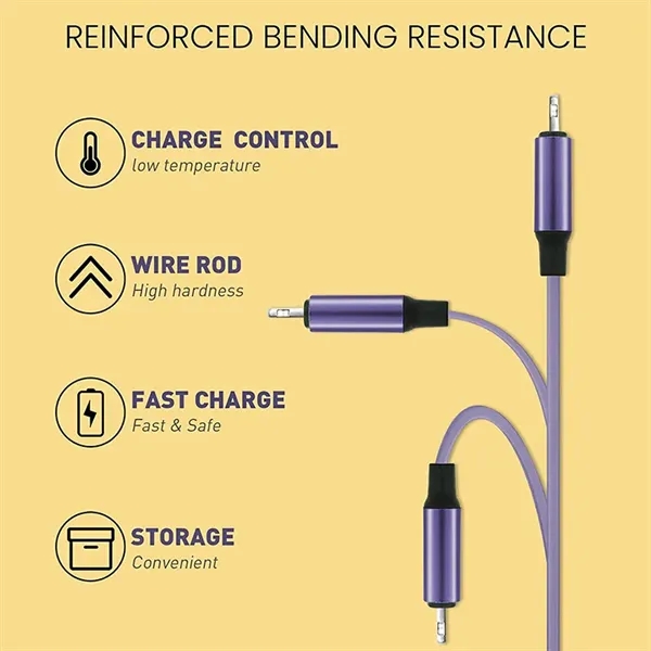 One To Three Telescopic Charging Cable - One To Three Telescopic Charging Cable - Image 1 of 5