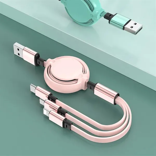 One To Three Telescopic Charging Cable - One To Three Telescopic Charging Cable - Image 5 of 5