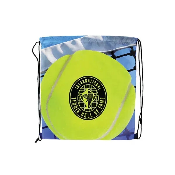 Sports Style Drawstring Backpack - Sports Style Drawstring Backpack - Image 4 of 5