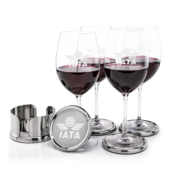 Baldoni Coasters & Blyth Wine Set