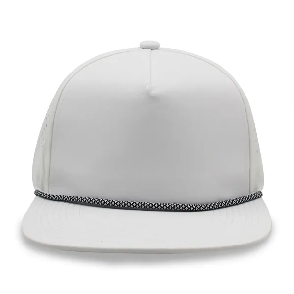 5 Panel Water Proof Nylon Hat w/Laser Cut Mesh Back - 5 Panel Water Proof Nylon Hat w/Laser Cut Mesh Back - Image 15 of 17