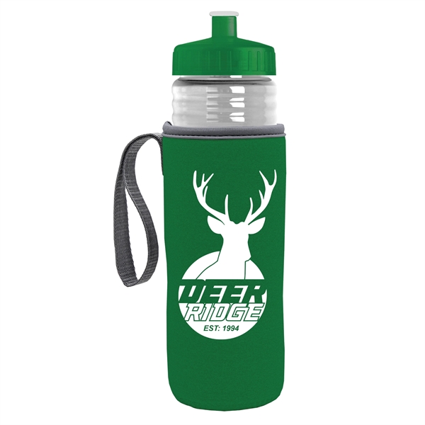 24 oz. Sports Bottle & Caddy - Push-Pull Lid - 24 oz. Sports Bottle & Caddy - Push-Pull Lid - Image 3 of 6