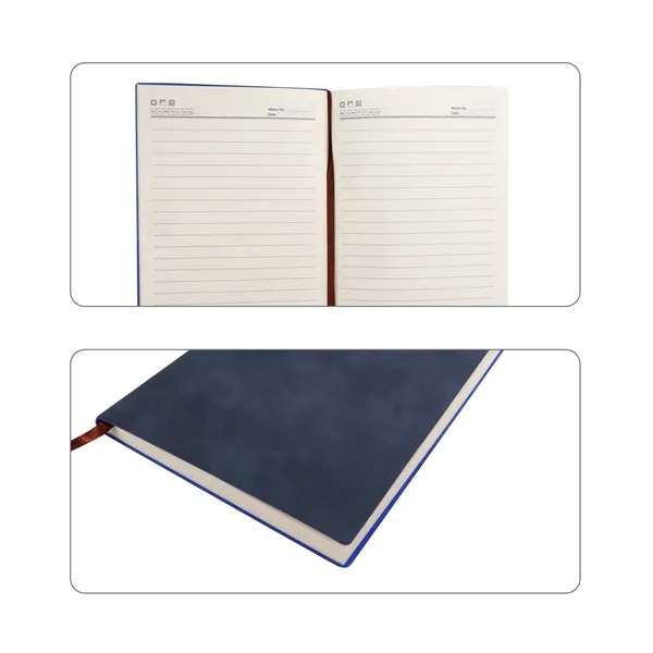 A5 Hardcover Leather Journal Notebook W/ Lined Paper - A5 Hardcover Leather Journal Notebook W/ Lined Paper - Image 3 of 4