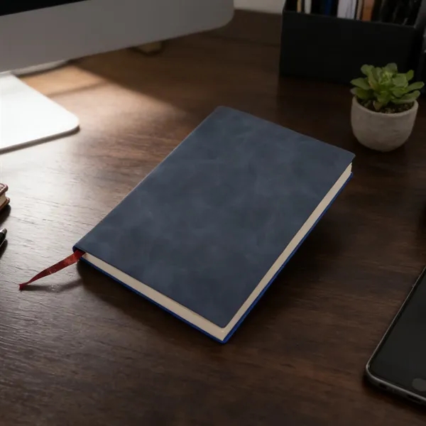 A5 Hardcover Leather Journal Notebook W/ Lined Paper - A5 Hardcover Leather Journal Notebook W/ Lined Paper - Image 4 of 4