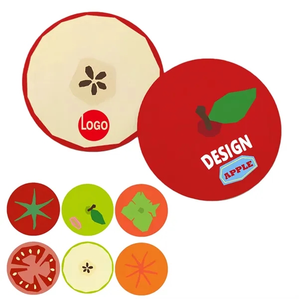 Stylish Fruit Shaped Leather Car Cup Mat Heat Insulation - Stylish Fruit Shaped Leather Car Cup Mat Heat Insulation - Image 0 of 5