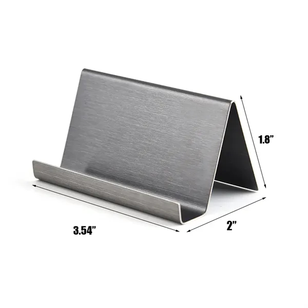 Stainless Steel Business Cards Holder - Stainless Steel Business Cards Holder - Image 1 of 4