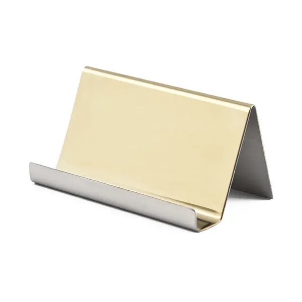 Stainless Steel Business Cards Holder - Stainless Steel Business Cards Holder - Image 2 of 4