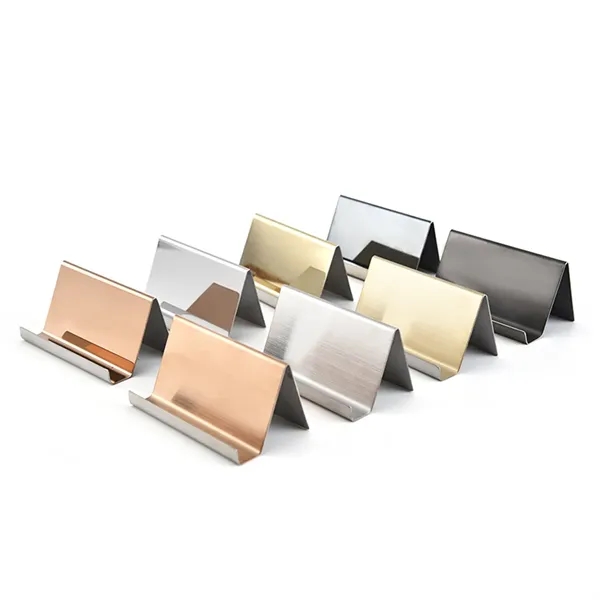 Stainless Steel Business Cards Holder - Stainless Steel Business Cards Holder - Image 4 of 4