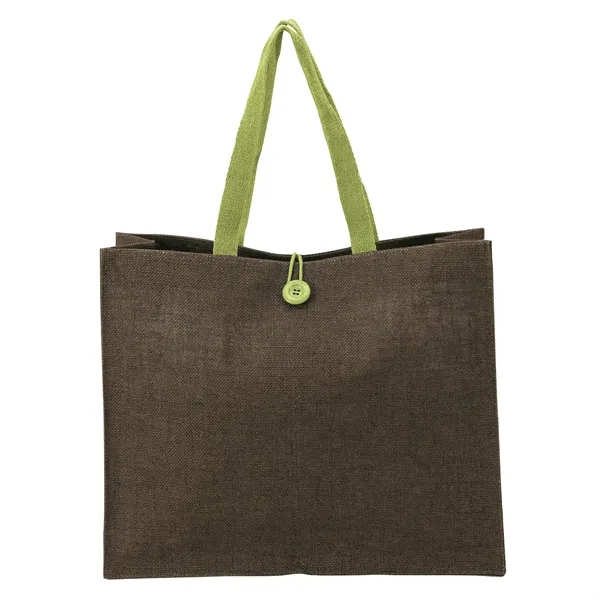 Melbourne Natural Jute Tote - Melbourne Natural Jute Tote - Image 3 of 9