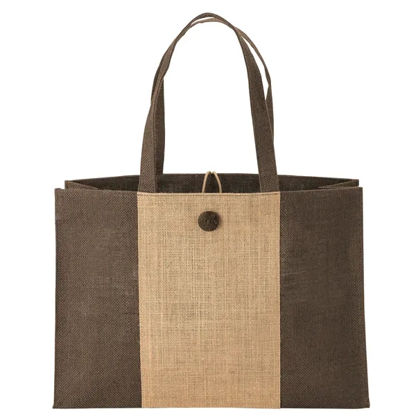 Charlotte Natural Jute Tote - Charlotte Natural Jute Tote - Image 6 of 8